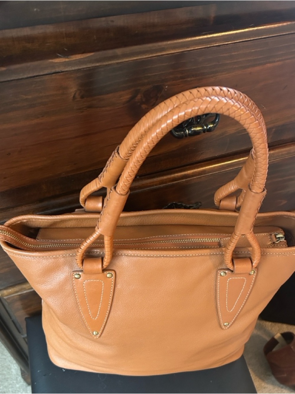 Excellent condition RARE MCM Munchen Leather Tote Bag. - Picture 3 of 11